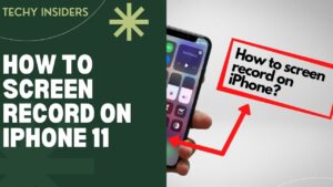HOW TO SCREEN RECORD ON IPHONE 11